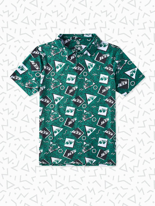The Jets Game Day Fit (Boys Performance Polo) - Image 1 - Chubbies Shorts