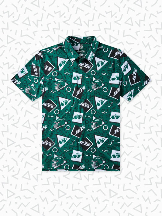 The Jets Game Day Fit (Performance Polo) - Image 1 - Chubbies Shorts