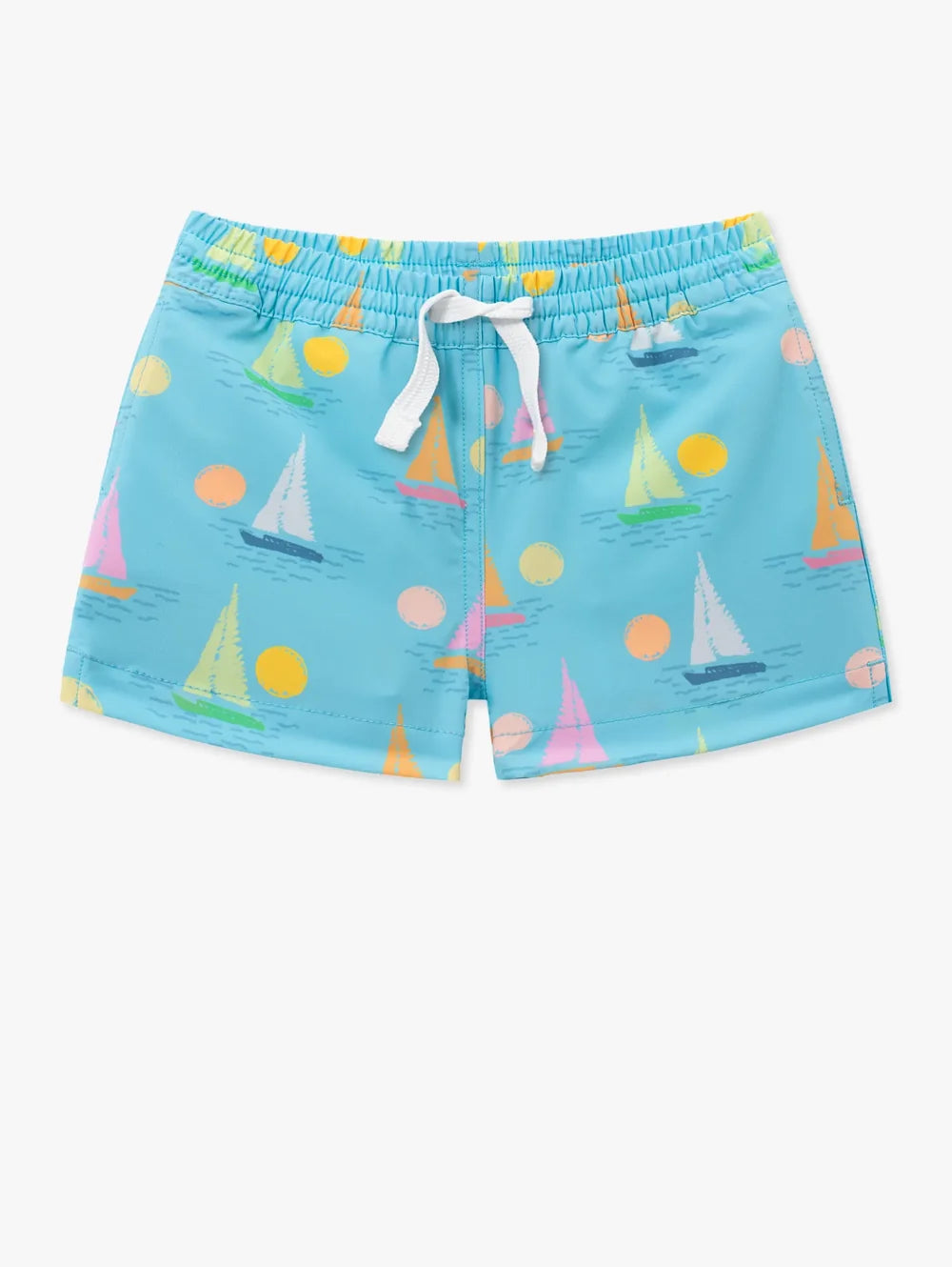 The Lil Come Sail Aways (Toddler Swim Trunk)- Light Blue - Image 1 - Chubbies Shorts