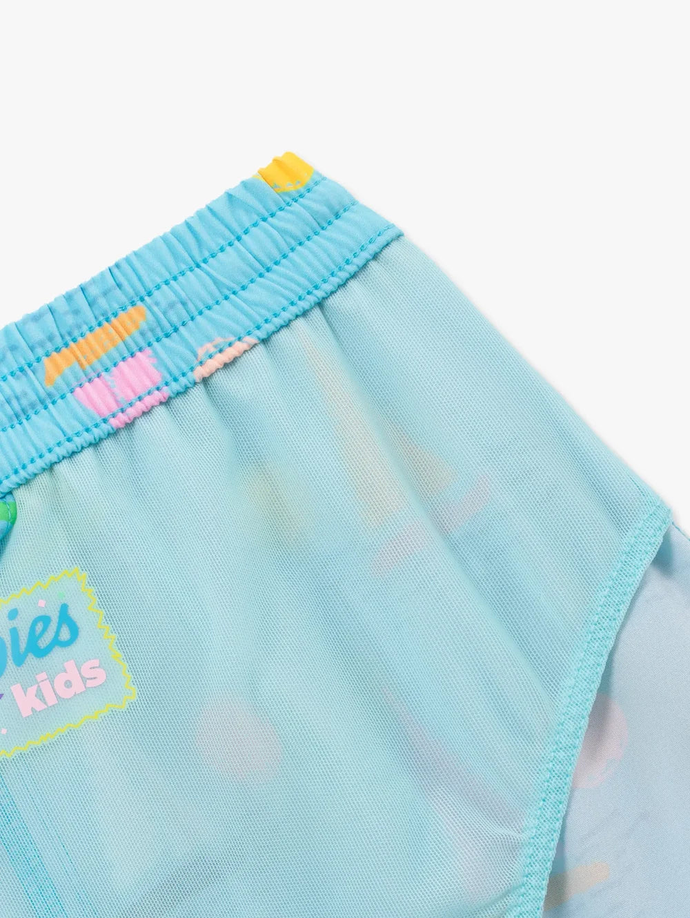 The Lil Come Sail Aways (Toddler Swim Trunk)- Light Blue - Image 2 - Chubbies Shorts