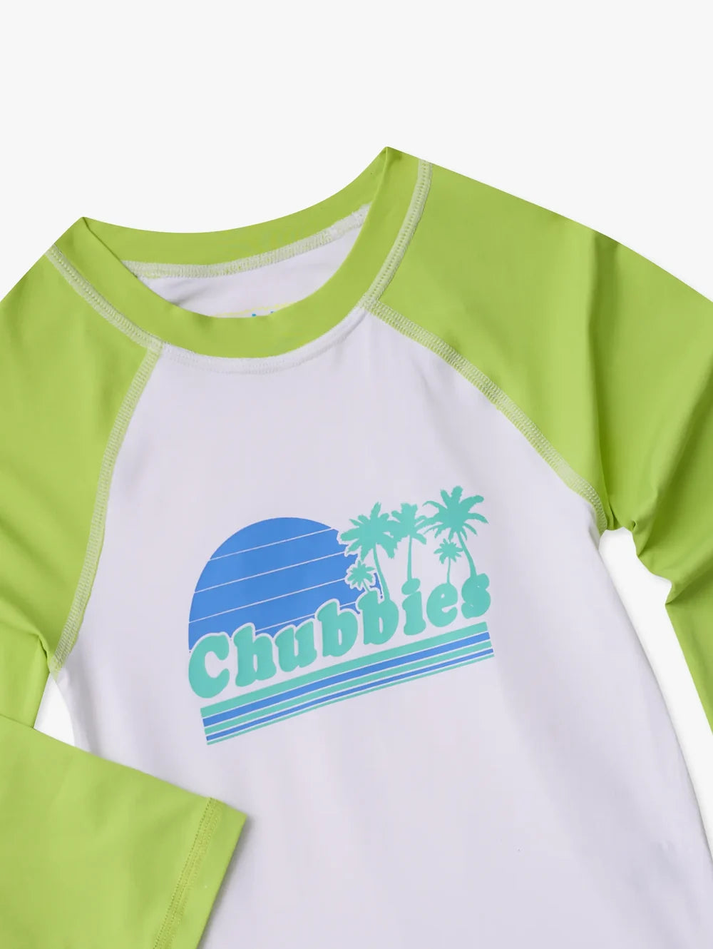 The Lil Ol' College Try (Toddler Rashguard)- Yellow - Image 3 - Chubbies Shorts