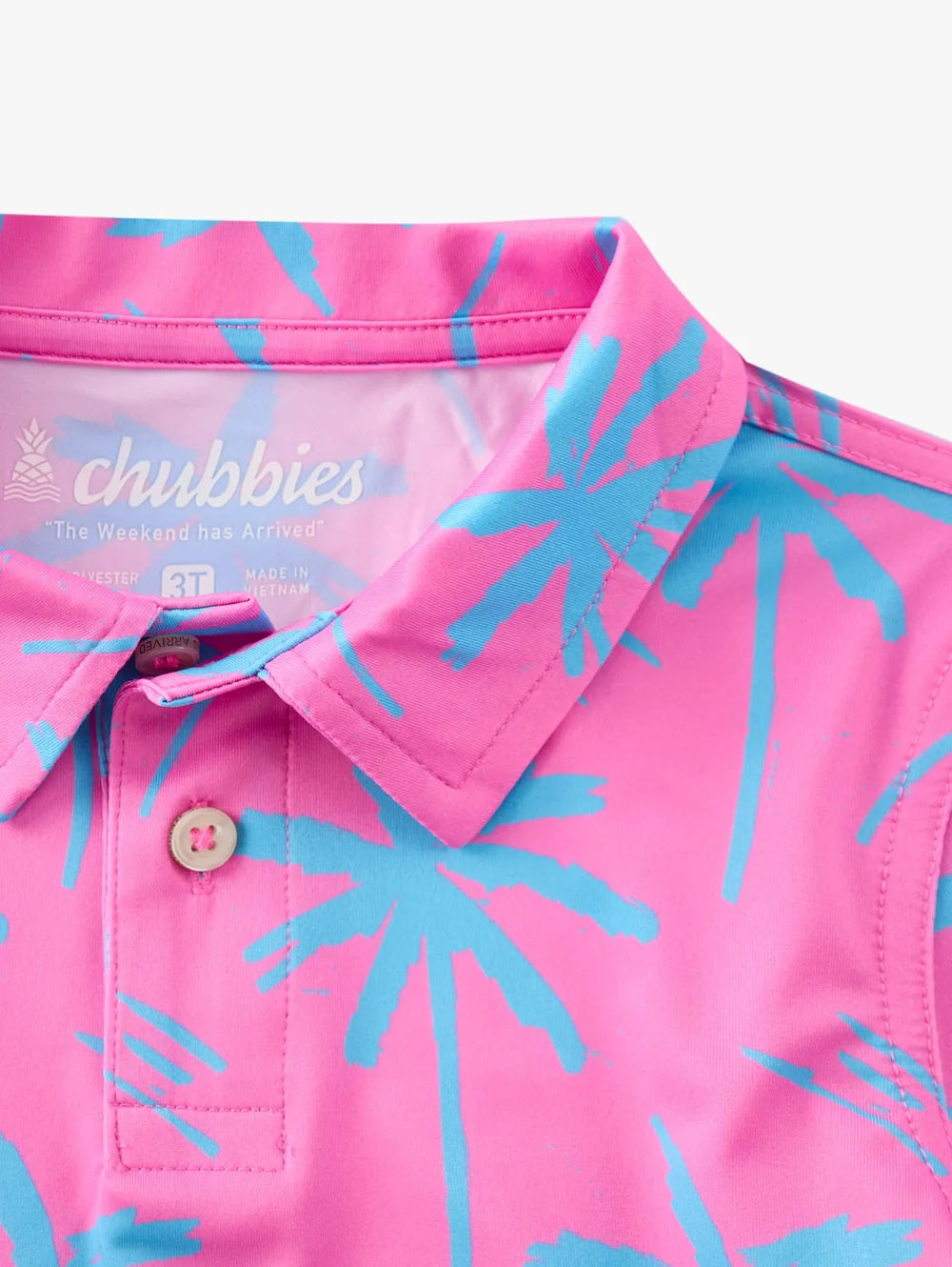 The Lil Prince of Prints (Toddler Performance Polo) - Image 2 - Chubbies Shorts
