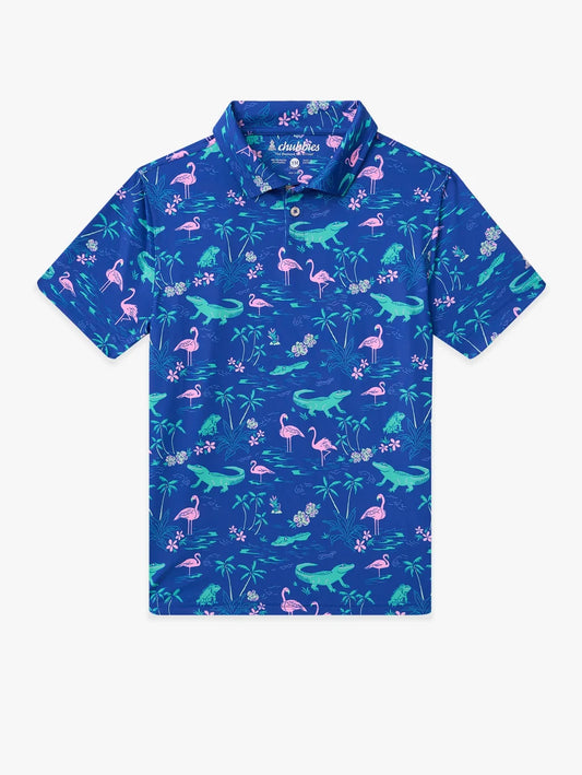 The Lil Swamp & Circumstance (Toddler Performance Polo) - Image 1 - Chubbies Shorts