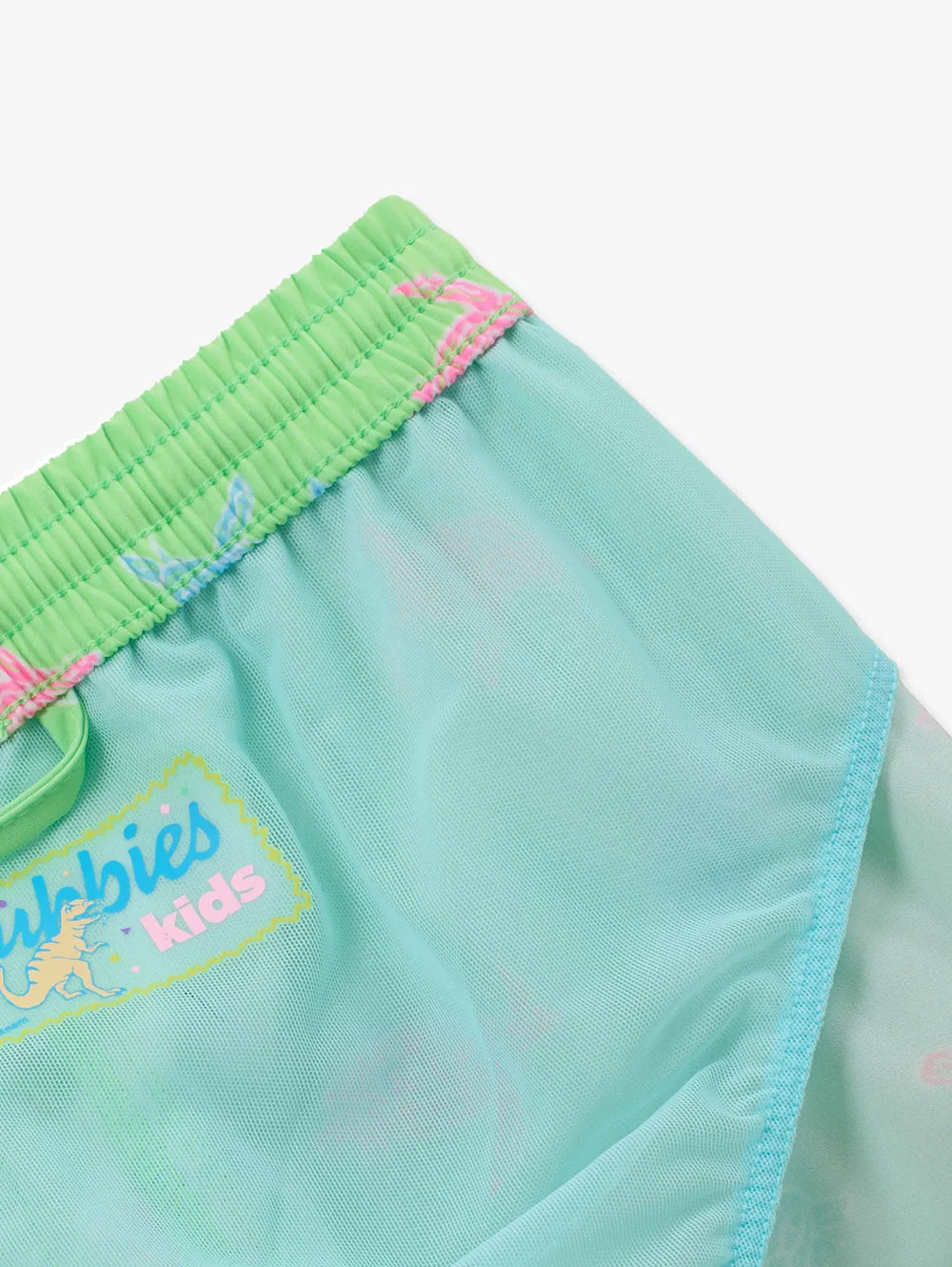 The Lil Turtally Awesomes (Toddler Swim Trunk)- Green - Image 2 - Chubbies Shorts