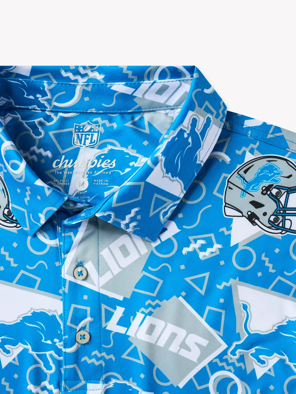 The Lions Game Day Fit (Performance Polo) - Image 2 - Chubbies Shorts