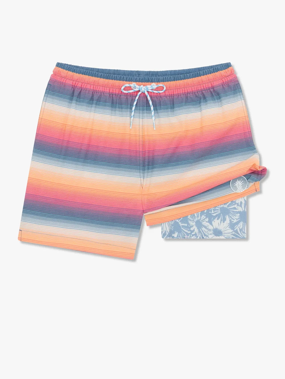 The Malibu Sunsets 5.5" (Faded Classic Lined Swim Trunk) - Image 5 - Chubbies Shorts