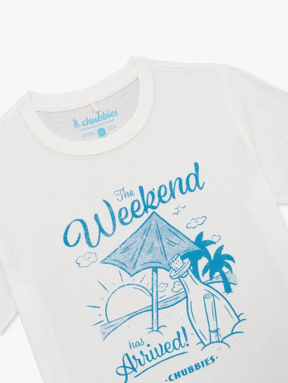 The Message In A Bottle (Boys Non Pocket T-Shirt) - Image 2 - Chubbies Shorts