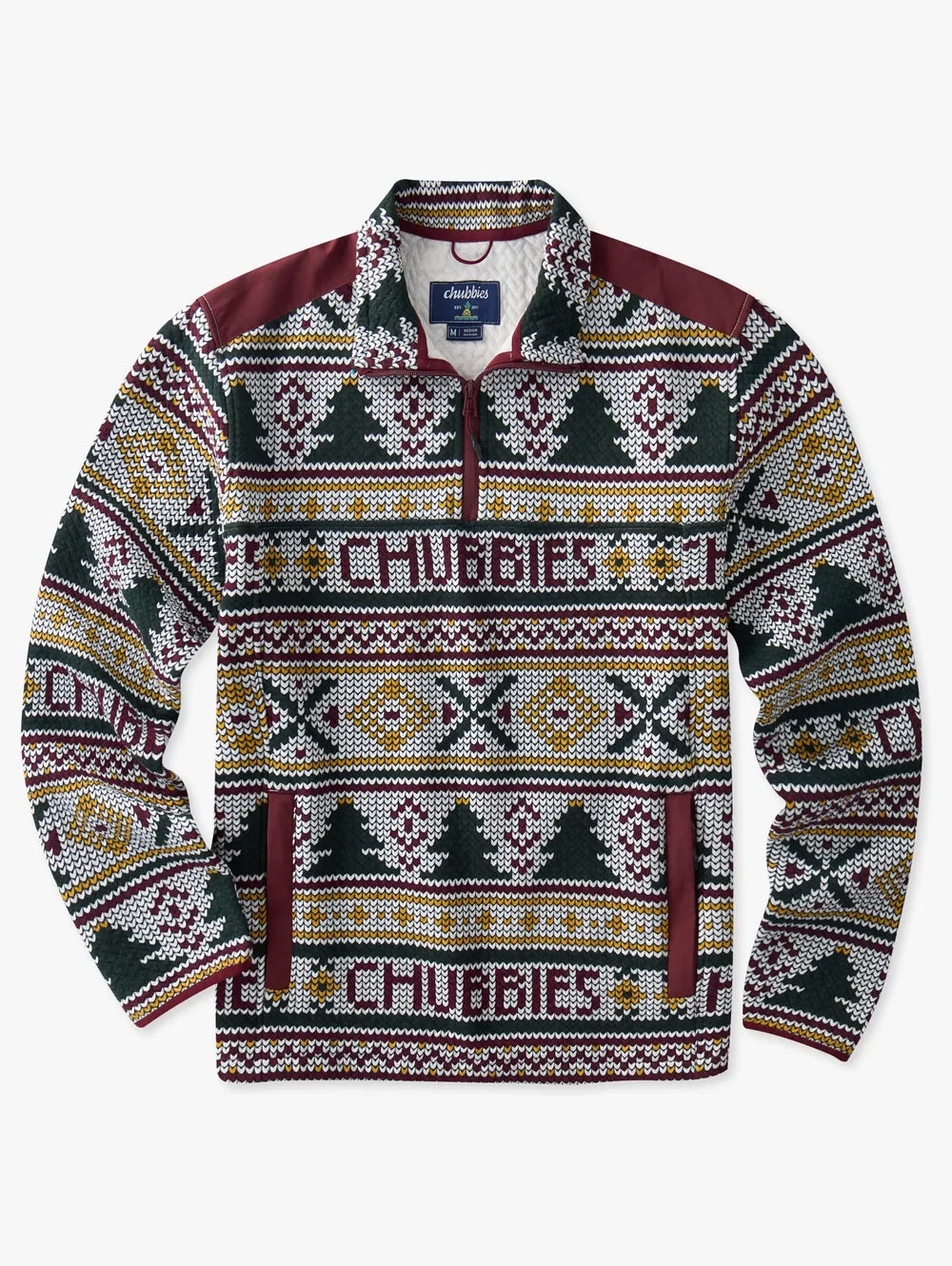 The Ol' Log Cabin (Quilted Quarter-Zip) - Image 1 - Chubbies Shorts