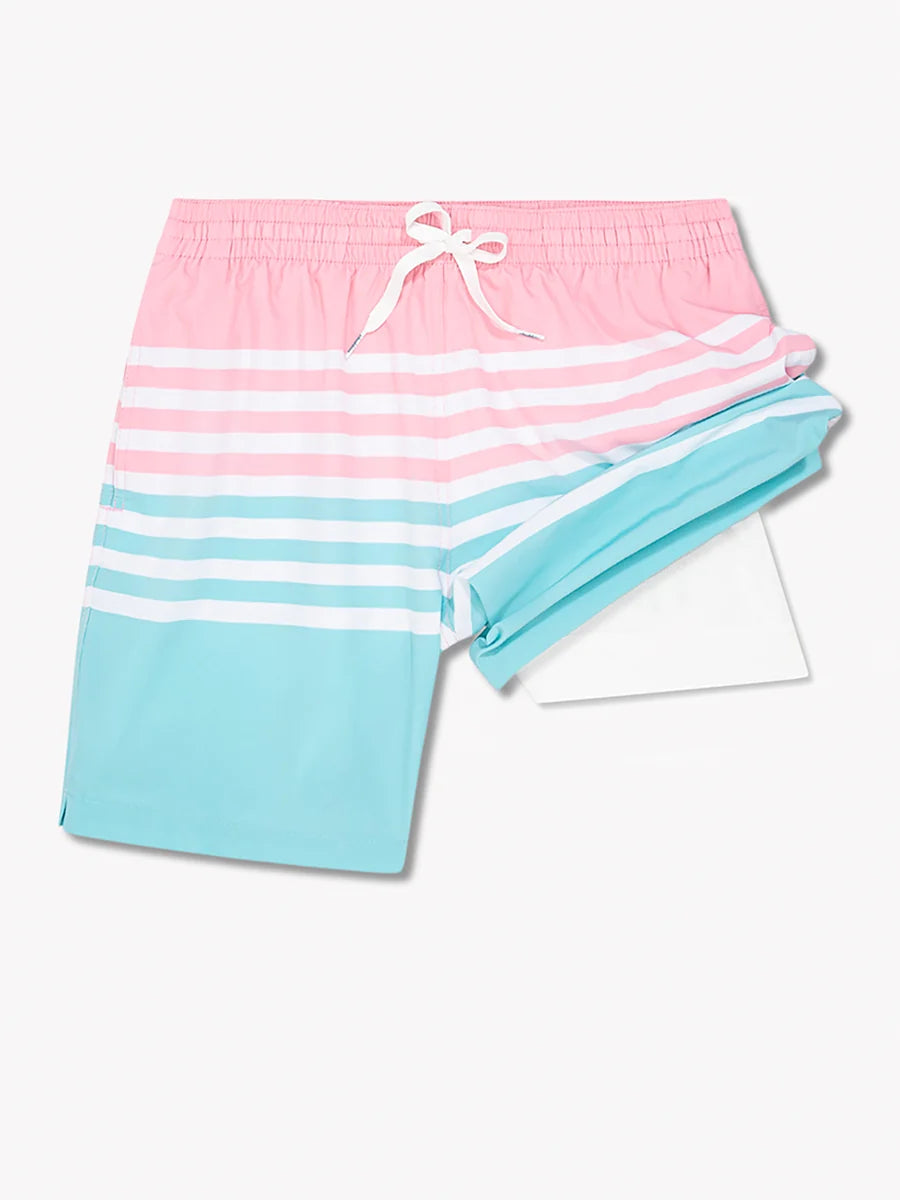 The On The Horizons 7" (Lined Classic Swim Trunk) - Image 1 - Chubbies Shorts