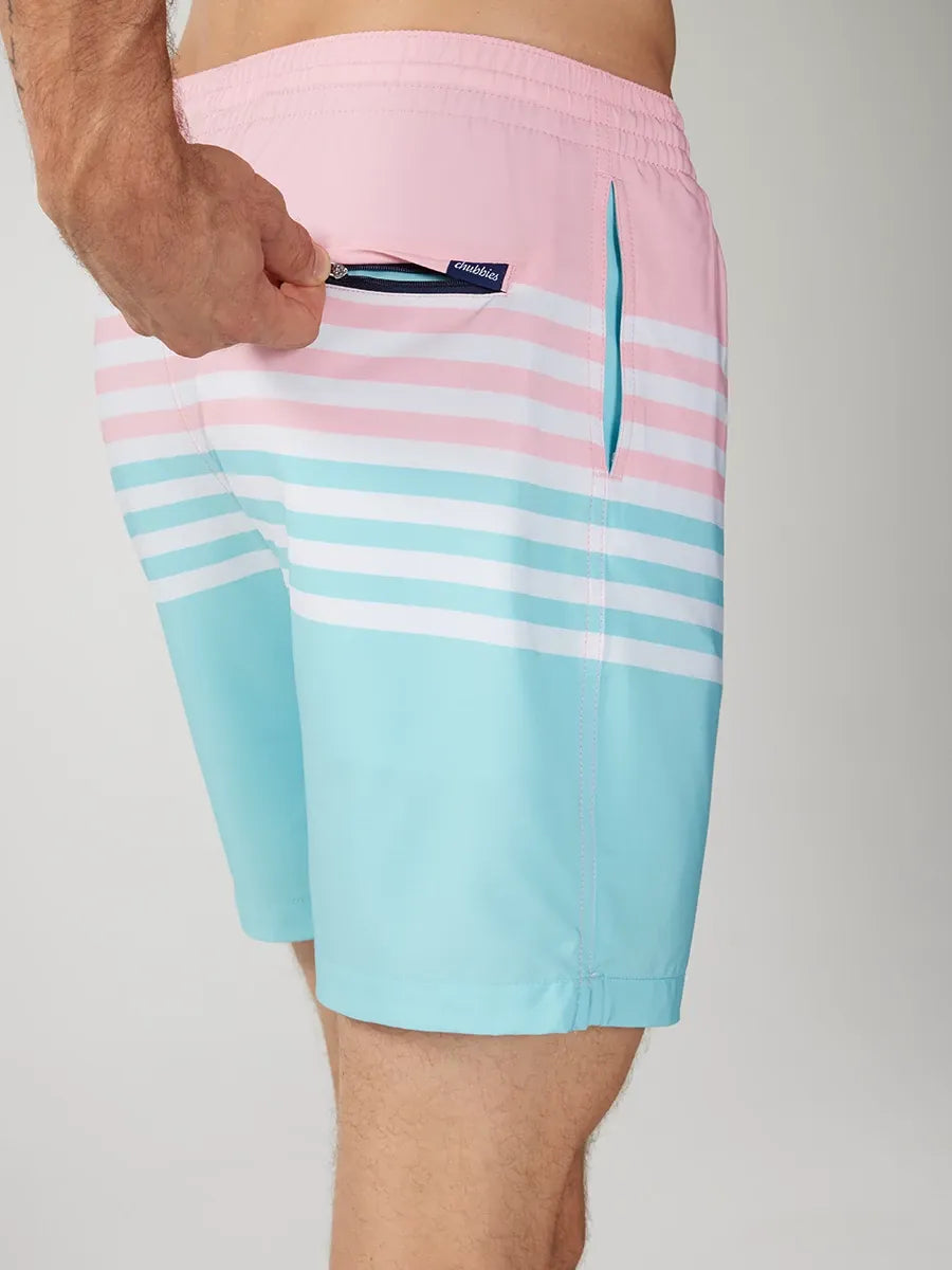 The On The Horizons 7" (Lined Classic Swim Trunk) - Image 4 - Chubbies Shorts