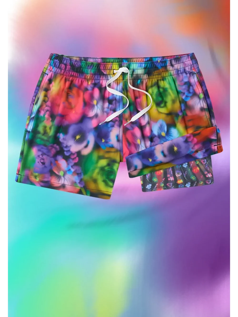 The Sonic Blooms 4" (Classic Lined Swim Trunk) - Image 2 - Chubbies Shorts