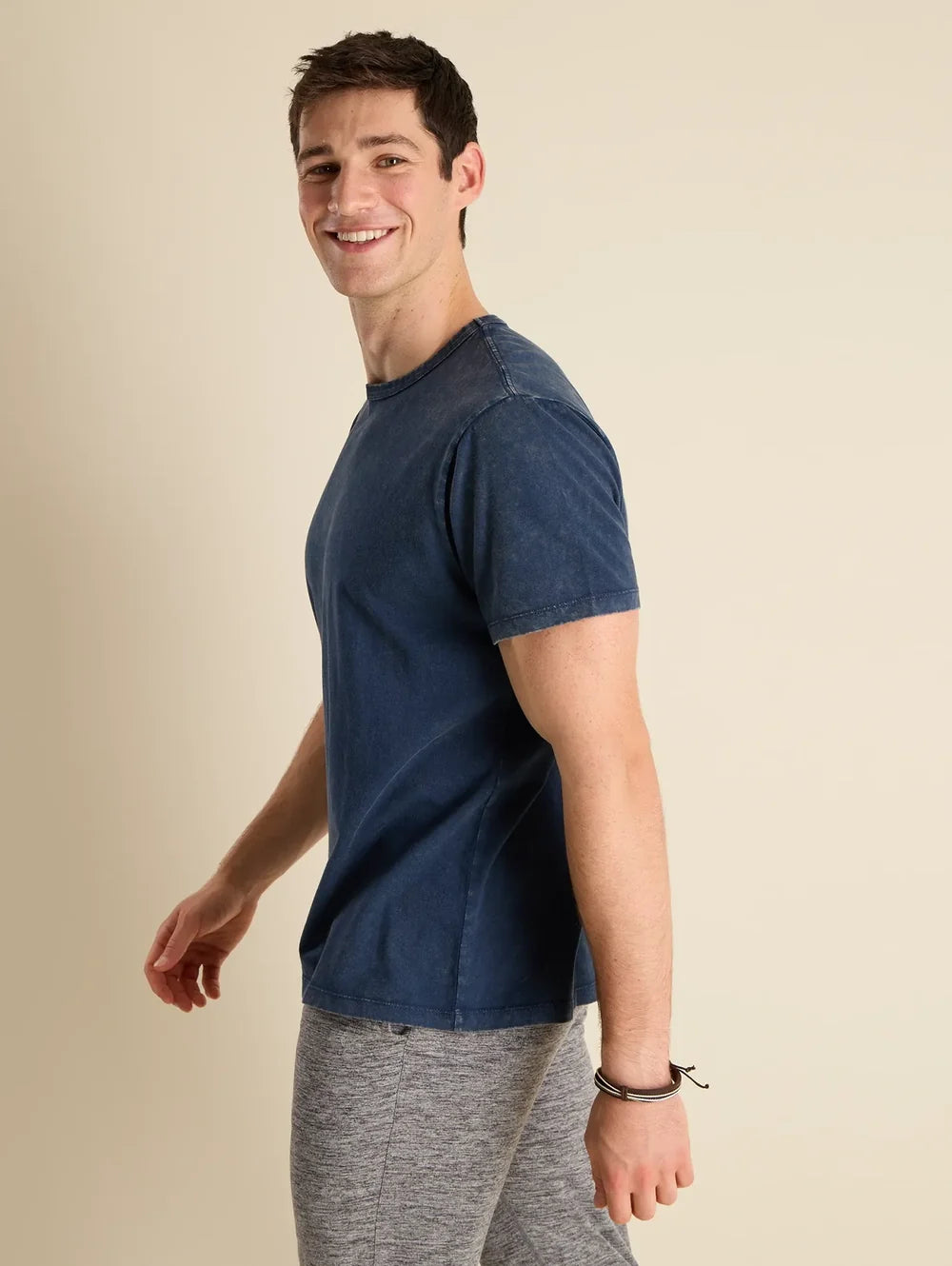 The 24/7, 365 (Essential Non Pocket T-Shirt) - Navy - Image 3 - Chubbies Shorts