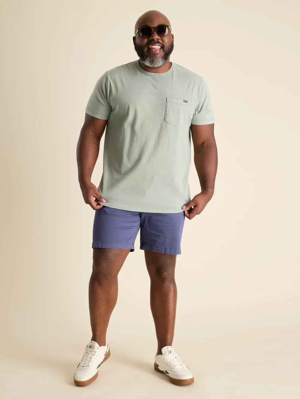 The 24/7, 365 (Essential Pocket T-Shirt) - Olive - Image 5 - Chubbies Shorts
