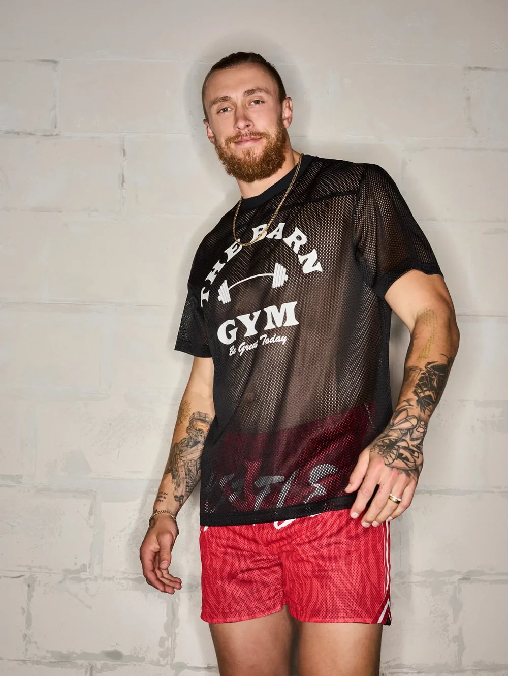 The Barn (Mesh Training Shirt) - Image 3 - Chubbies Shorts