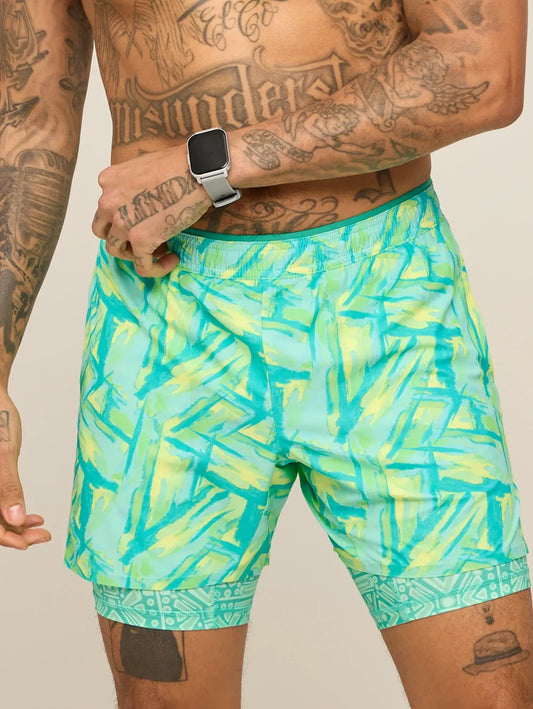 The 90s Wallpaper 5.5"(Ultimate Training Short) - Image 1 - Chubbies Shorts