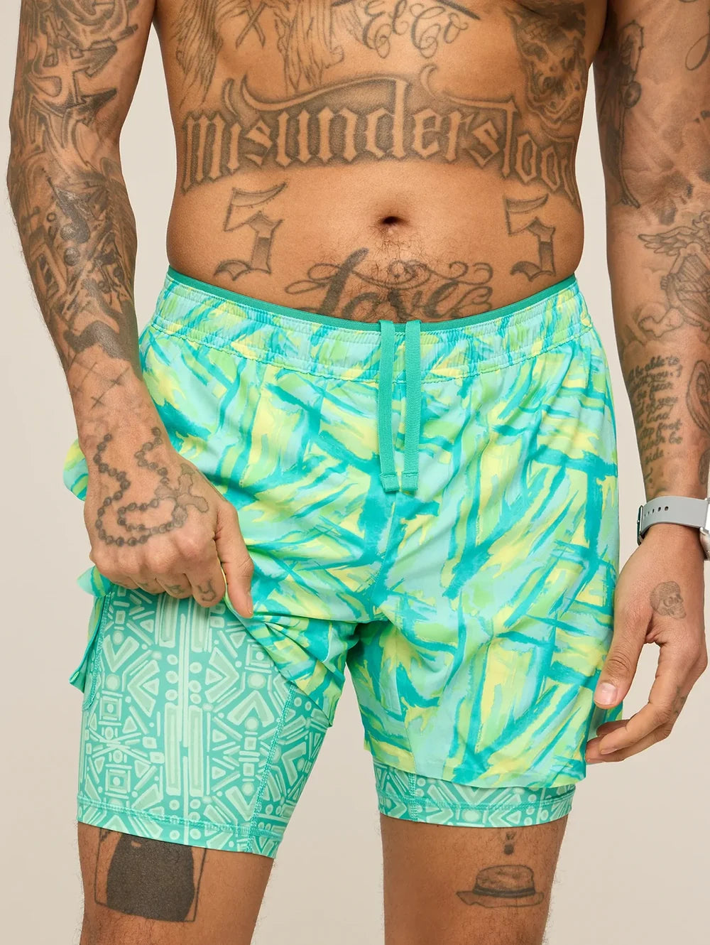 The 90s Wallpaper 5.5"(Ultimate Training Short) - Image 2 - Chubbies Shorts
