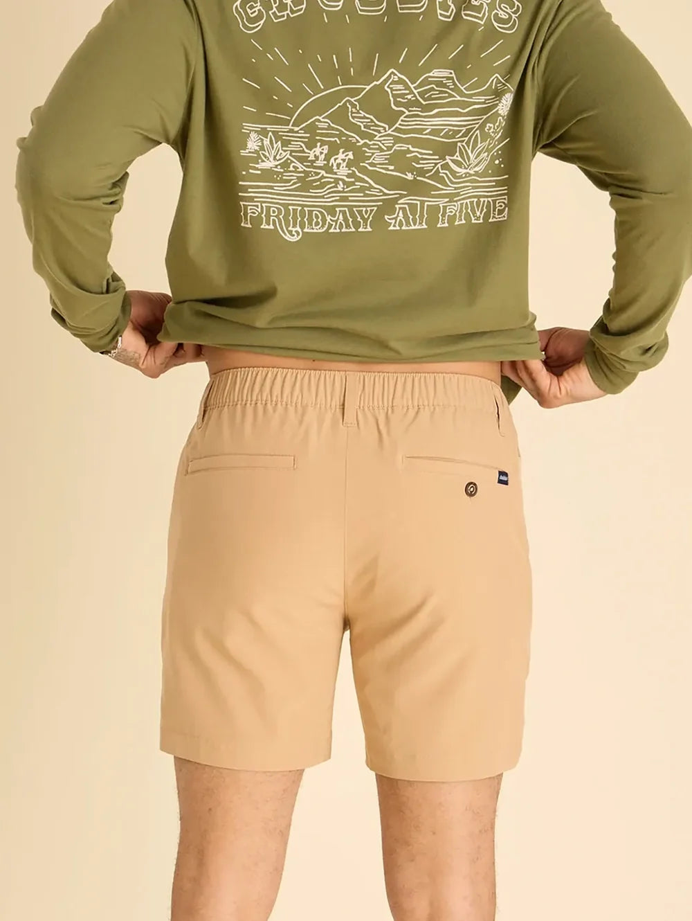 The All About Almonds 6" (Everywear Performance Short) - Image 2 - Chubbies Shorts