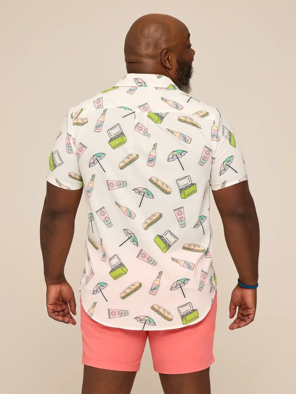 The Beach Feast (Breezetech)- White - Image 2 - Chubbies Shorts