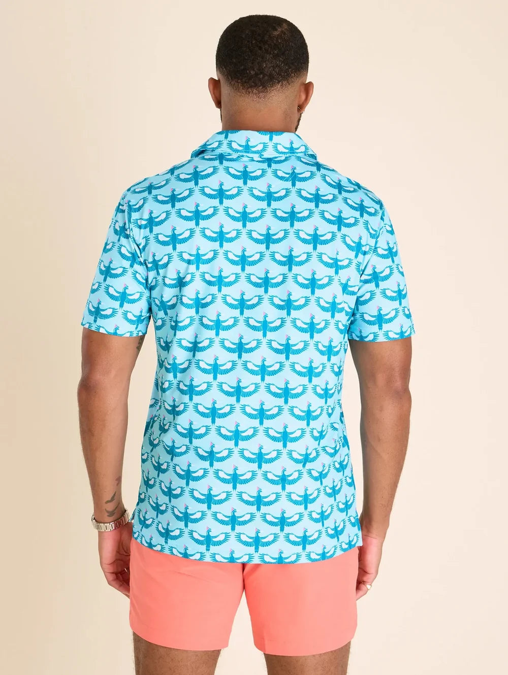 The Birds Of A Feather- Blue (Performance Polo) - Image 2 - Chubbies Shorts