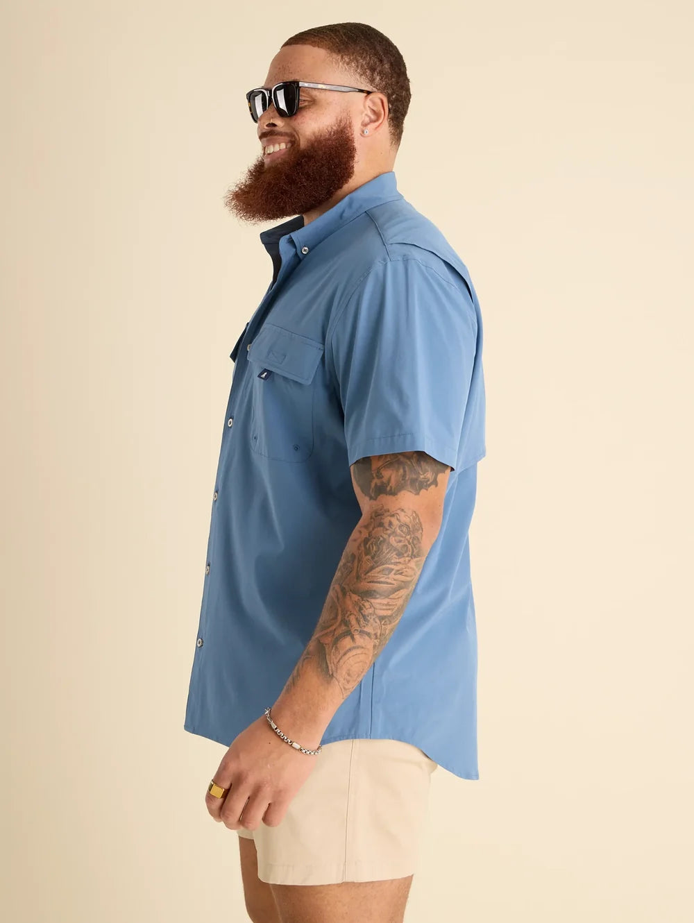The Blue Crew (UPF Shirt) - Image 5 - Chubbies Shorts