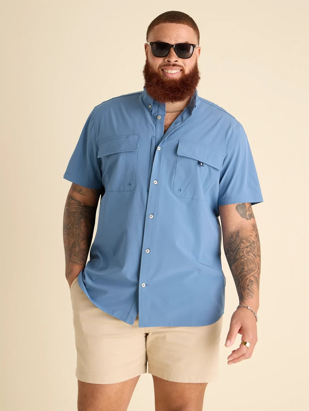 The Blue Crew (UPF Shirt) - Image 7 - Chubbies Shorts