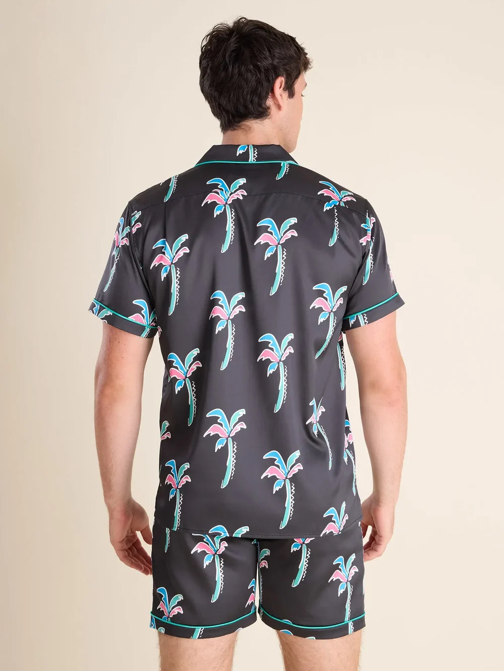 The Cabana Boy (Satin Sleep Shirt) - Image 2 - Chubbies Shorts