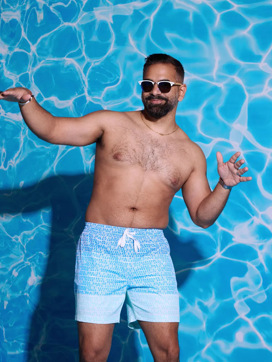 The Ocean Trifectas 5.5" (Classic Swim Trunk) - Image 1 - Chubbies Shorts