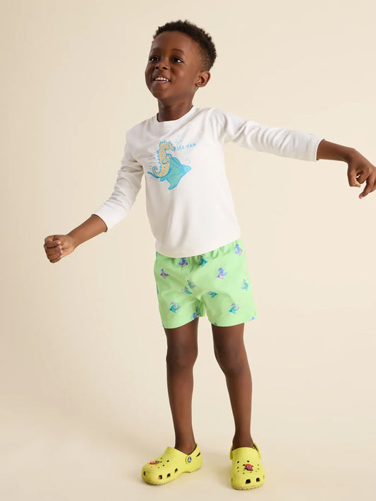 The Coastal Clad (Toddler Rashguard) - Image 1 - Chubbies Shorts