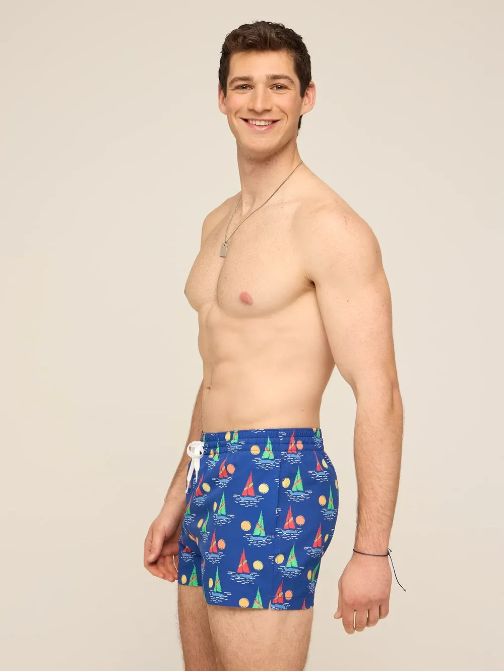 The Come Sail Aways 4" (Classic Lined Swim Trunk) - Image 3 - Chubbies Shorts