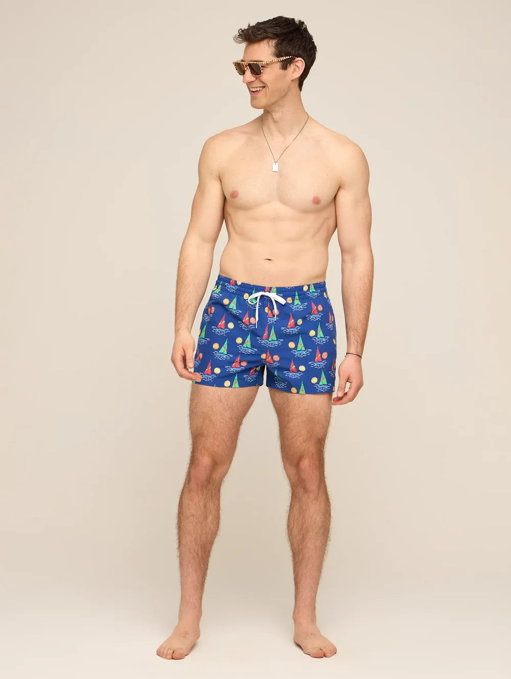 The Come Sail Aways 4" (Classic Lined Swim Trunk) - Image 6 - Chubbies Shorts