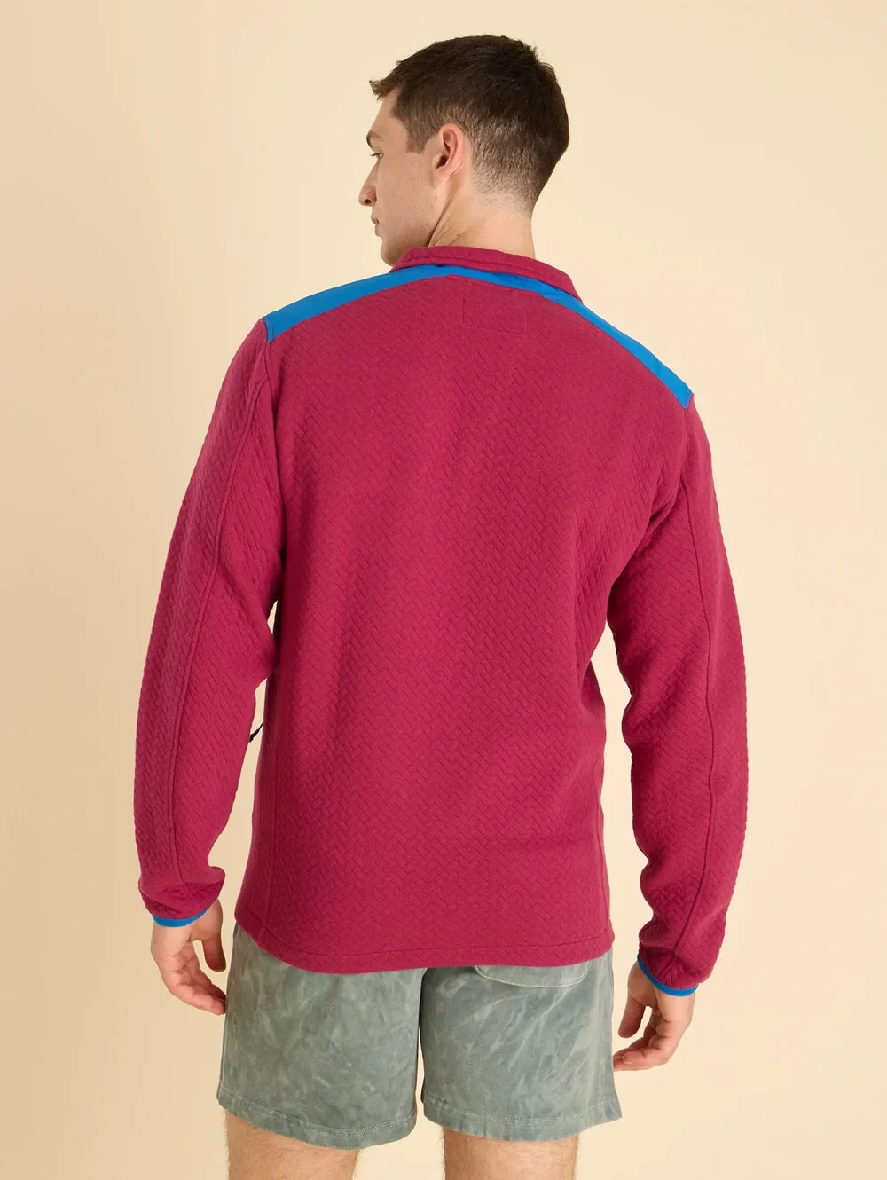 The Crimson Cruiser (Quilted Quarter-Zip) - Image 2 - Chubbies Shorts