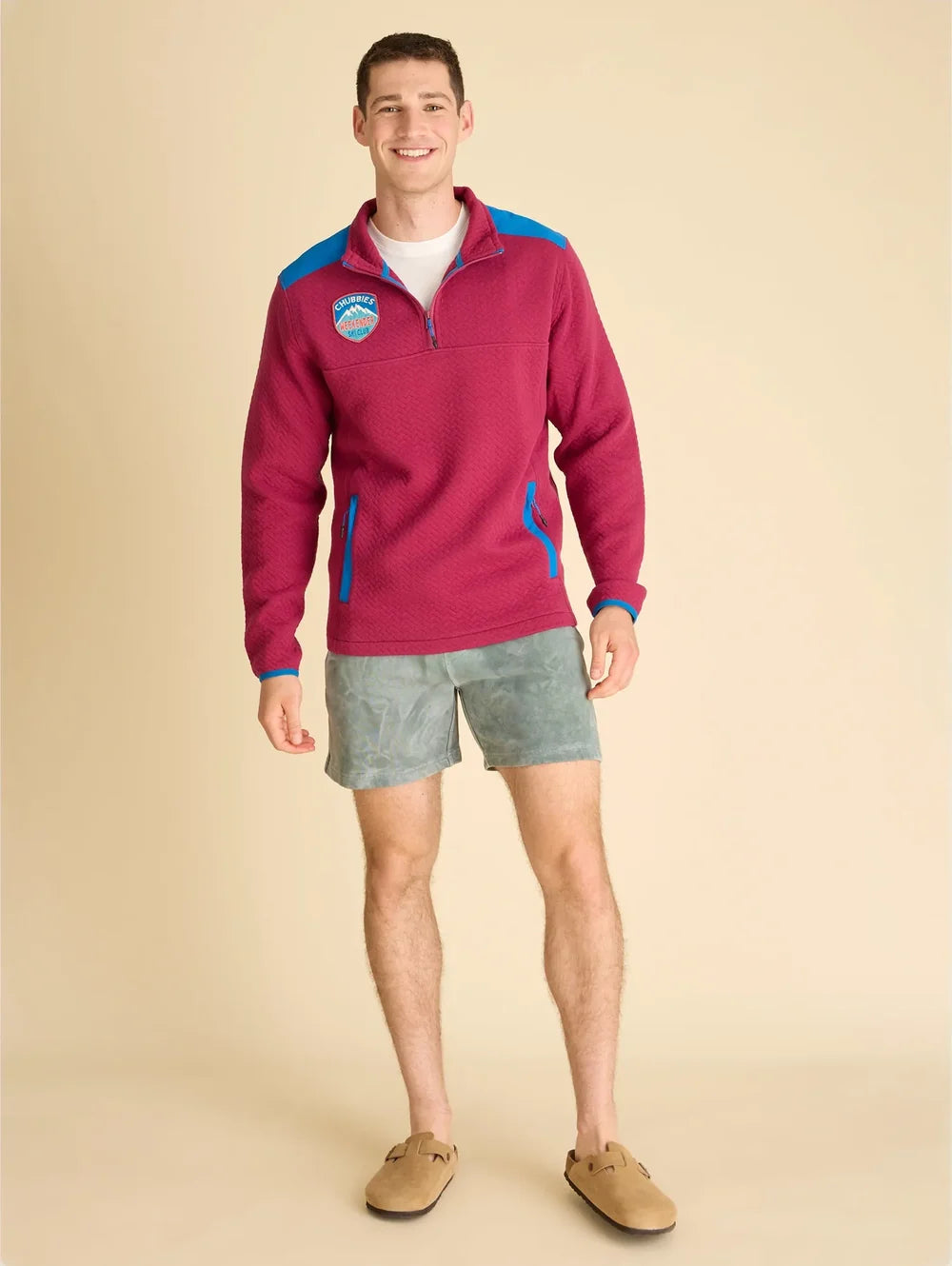 The Crimson Cruiser (Quilted Quarter-Zip) - Image 4 - Chubbies Shorts