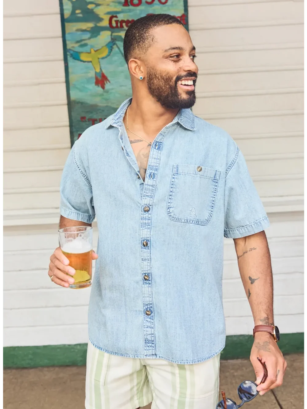 The Denim Drift (Dock Shirt) - Image 8 - Chubbies Shorts