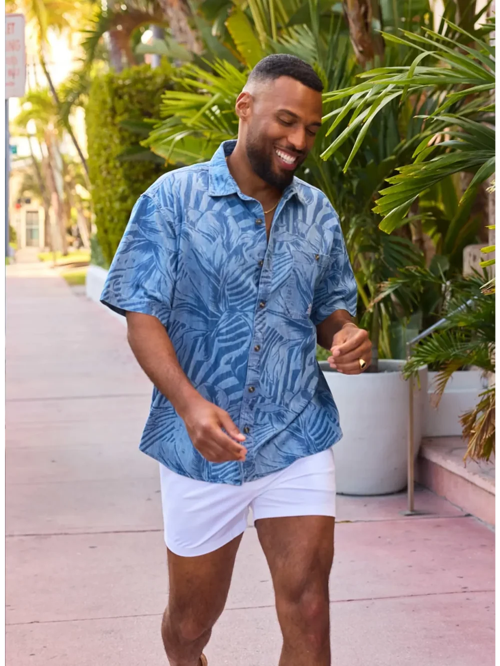 The Denim Leaf (Dock Shirt) - Image 1 - Chubbies Shorts