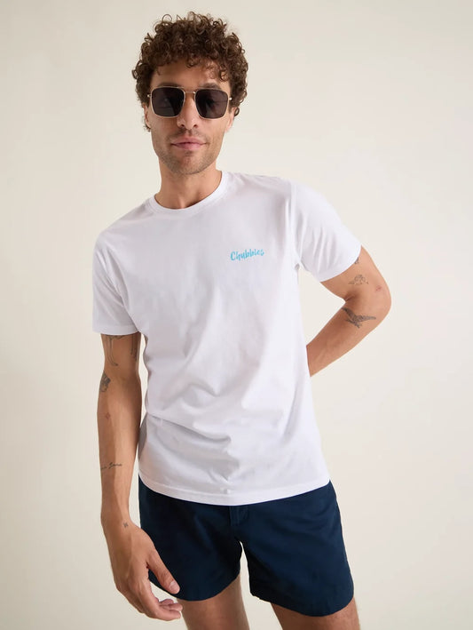The Domingos For Flamingo (Non Pocket T-Shirt) - Image 1 - Chubbies Shorts