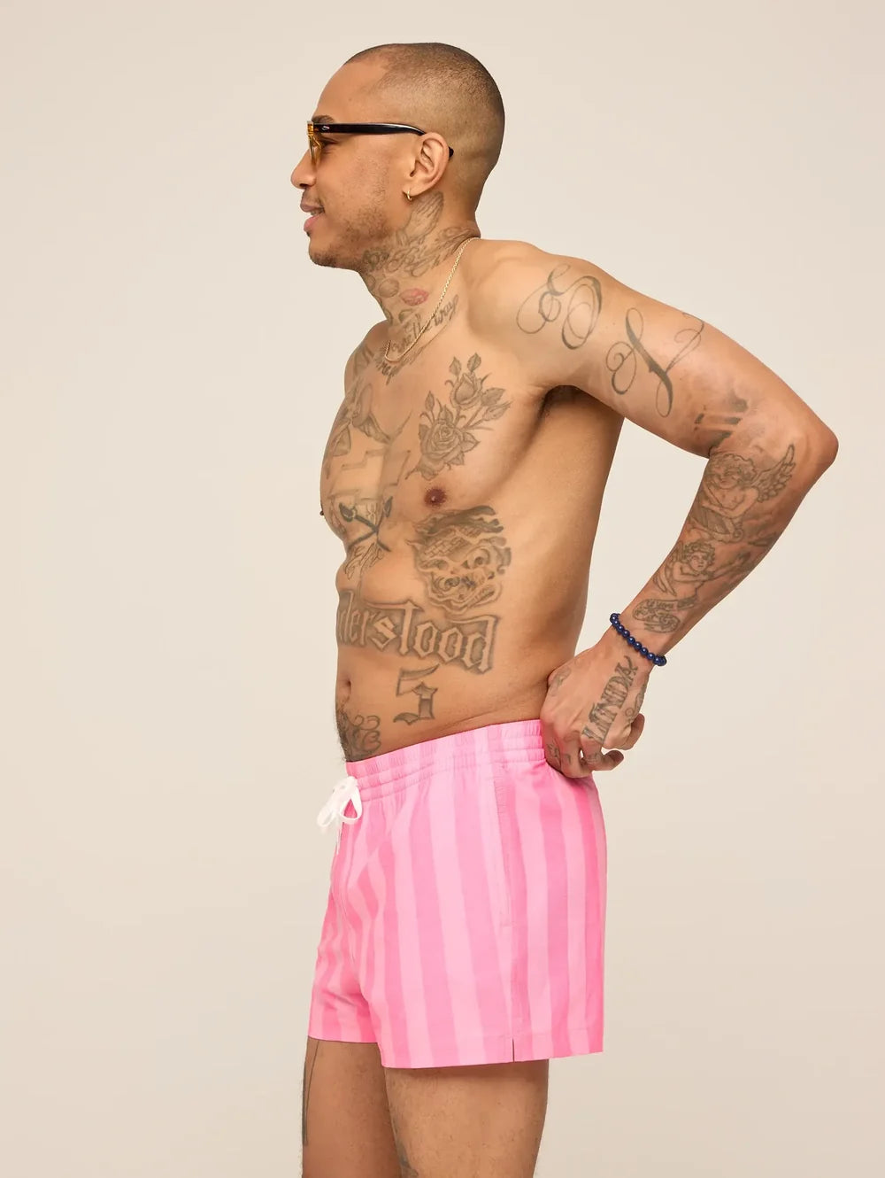 The Dreamhouse Pinks 4" (Classic Lined Swim Trunk) - Image 3 - Chubbies Shorts