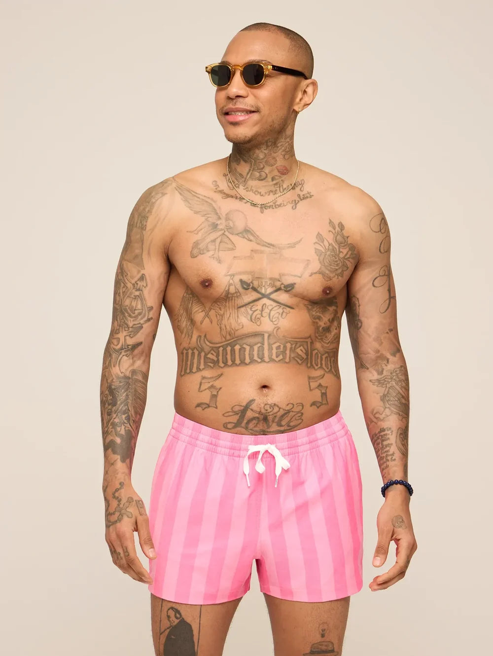 The Dreamhouse Pinks 4" (Classic Lined Swim Trunk) - Image 4 - Chubbies Shorts