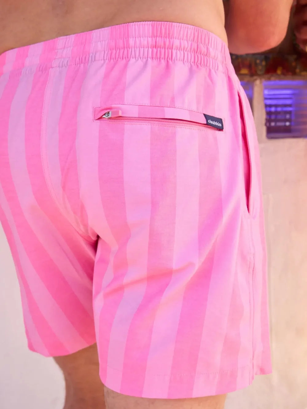 The Dreamhouse Pinks 5.5" (Classic Lined Swim Trunk) - Image 7 - Chubbies Shorts