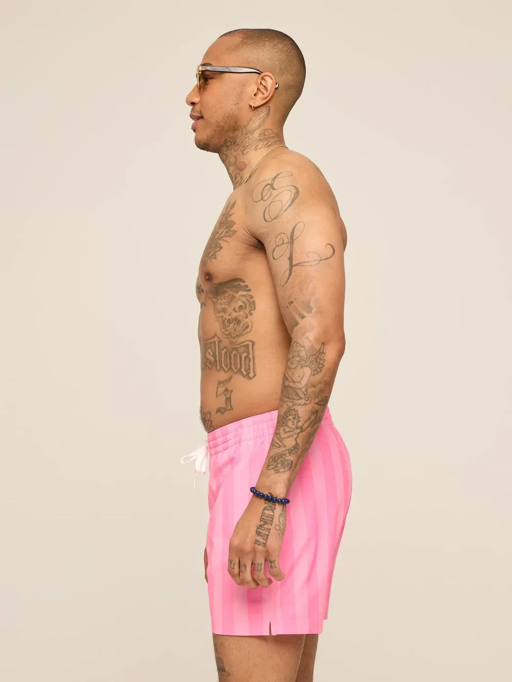 The Dreamhouse Pinks 5.5" (Classic Lined Swim Trunk) - Image 3 - Chubbies Shorts