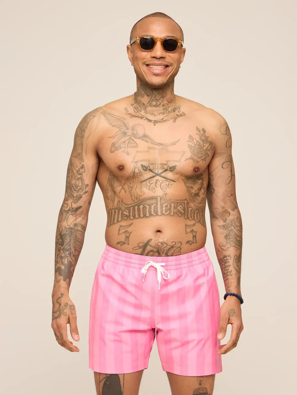 The Dreamhouse Pinks 5.5" (Classic Lined Swim Trunk) - Image 4 - Chubbies Shorts