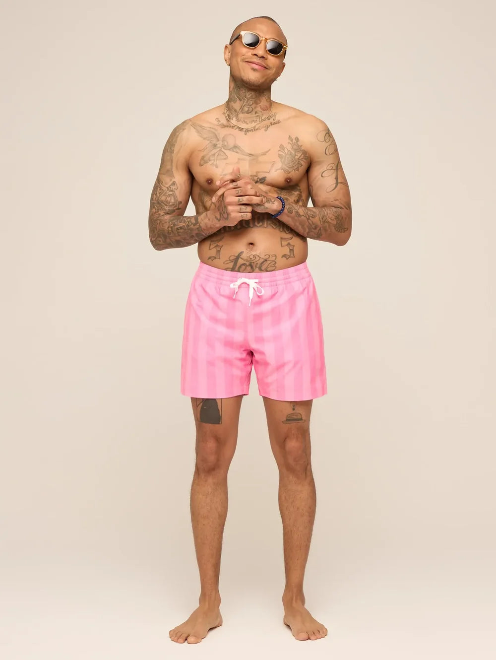 The Dreamhouse Pinks 5.5" (Classic Lined Swim Trunk) - Image 5 - Chubbies Shorts