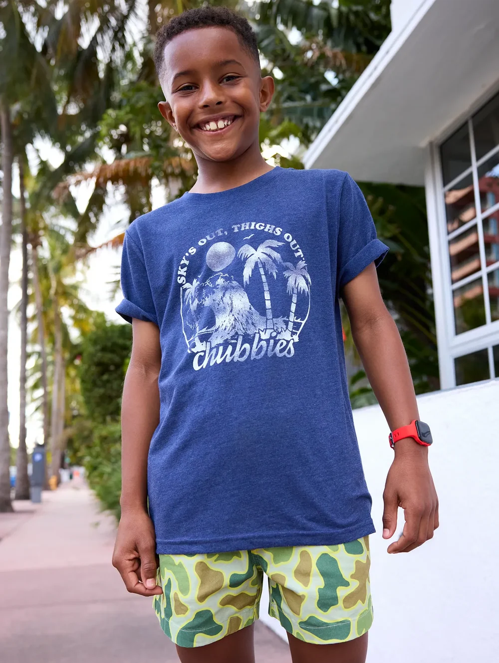 The Duck & Covers (Boys Originals)- Green - Image 1 - Chubbies Shorts