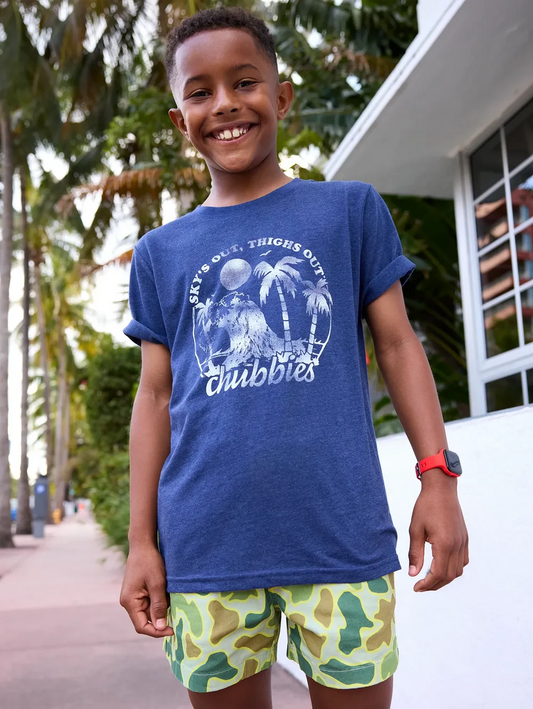 The Duck & Covers (Boys Originals)- Green - Image 1 - Chubbies Shorts