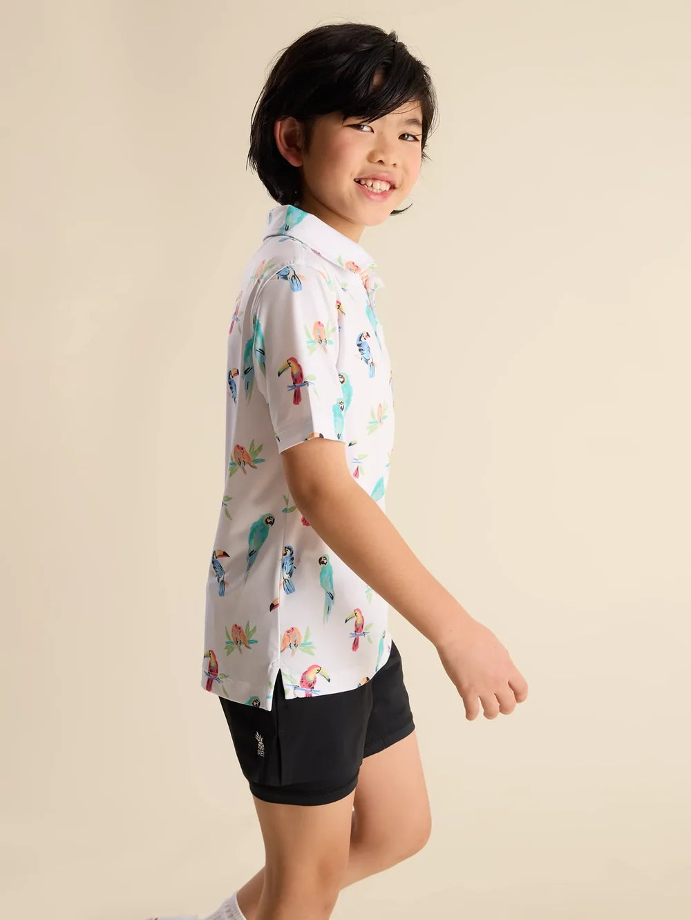 The Dude Where's Macaw (Boys Performance Polo) - Image 7 - Chubbies Shorts