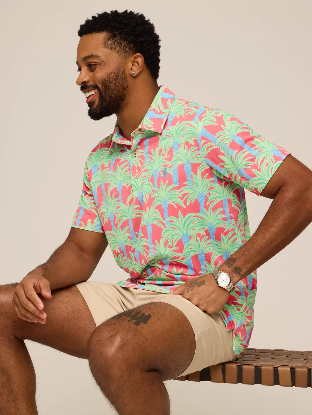 The Easy Breezy (Range Polo)- Red - Image 6 - Chubbies Shorts