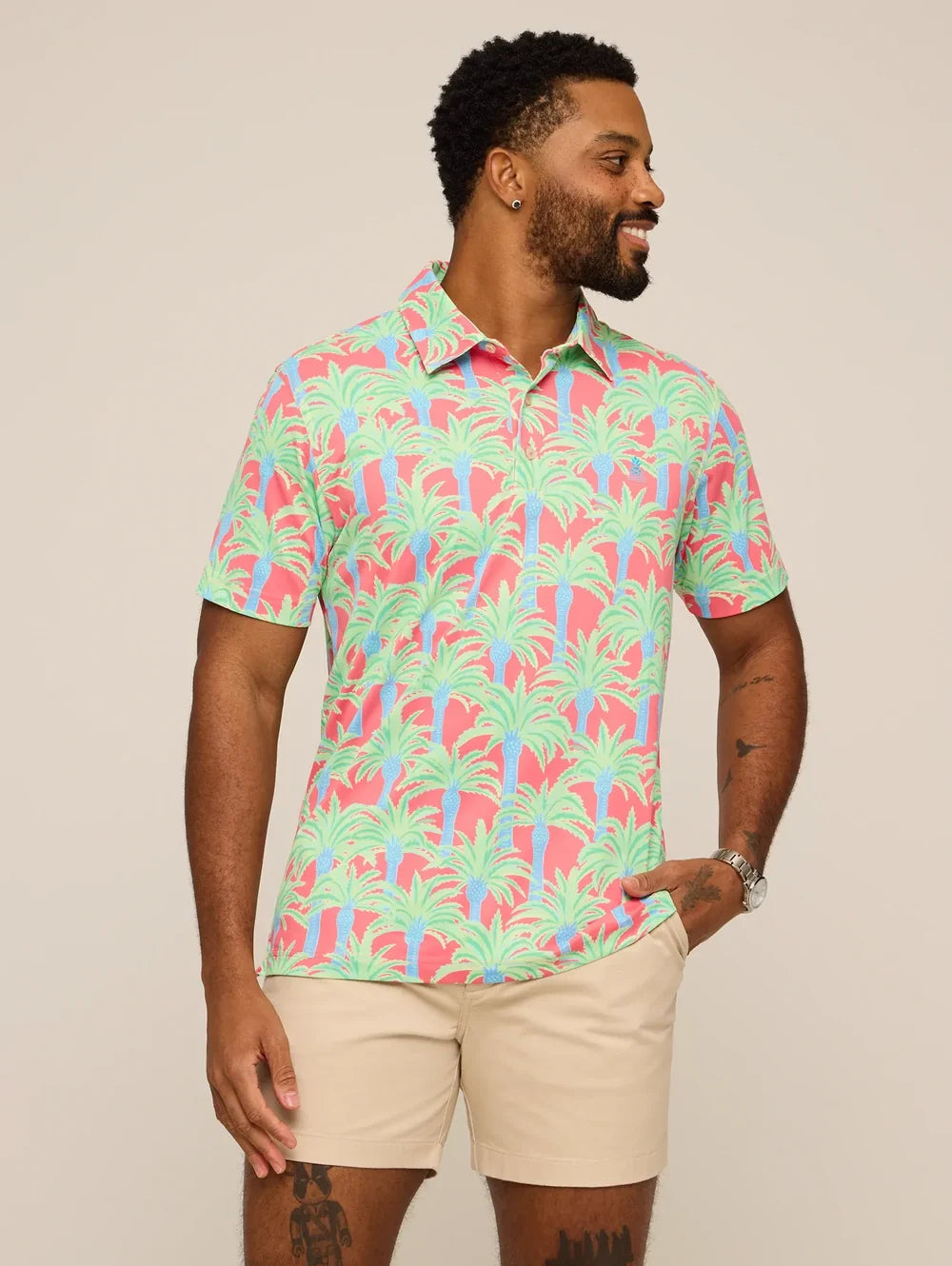 The Easy Breezy (Range Polo)- Red - Image 1 - Chubbies Shorts