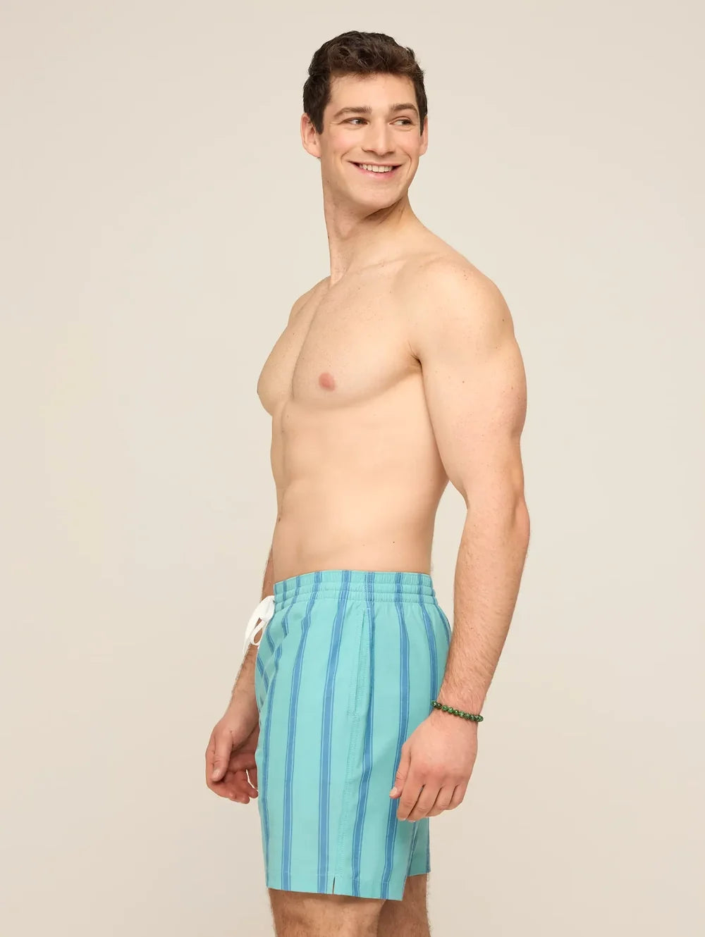 The Everpine Stripes 7" (Classic Lined Swim Trunk) - Image 4 - Chubbies Shorts