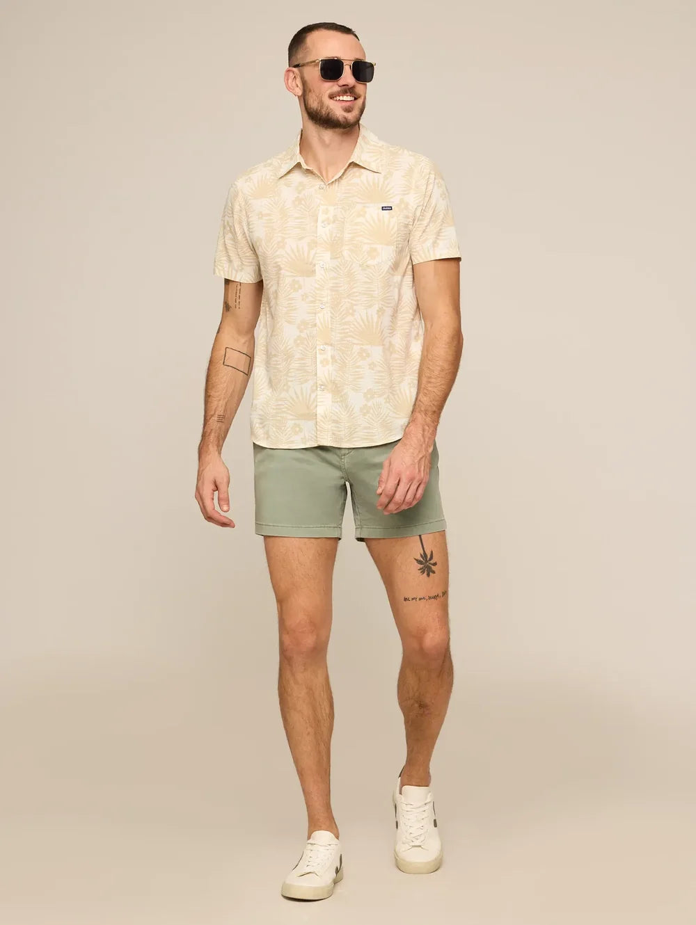 The Fern Flow (Breezetech)- Tan - Image 4 - Chubbies Shorts
