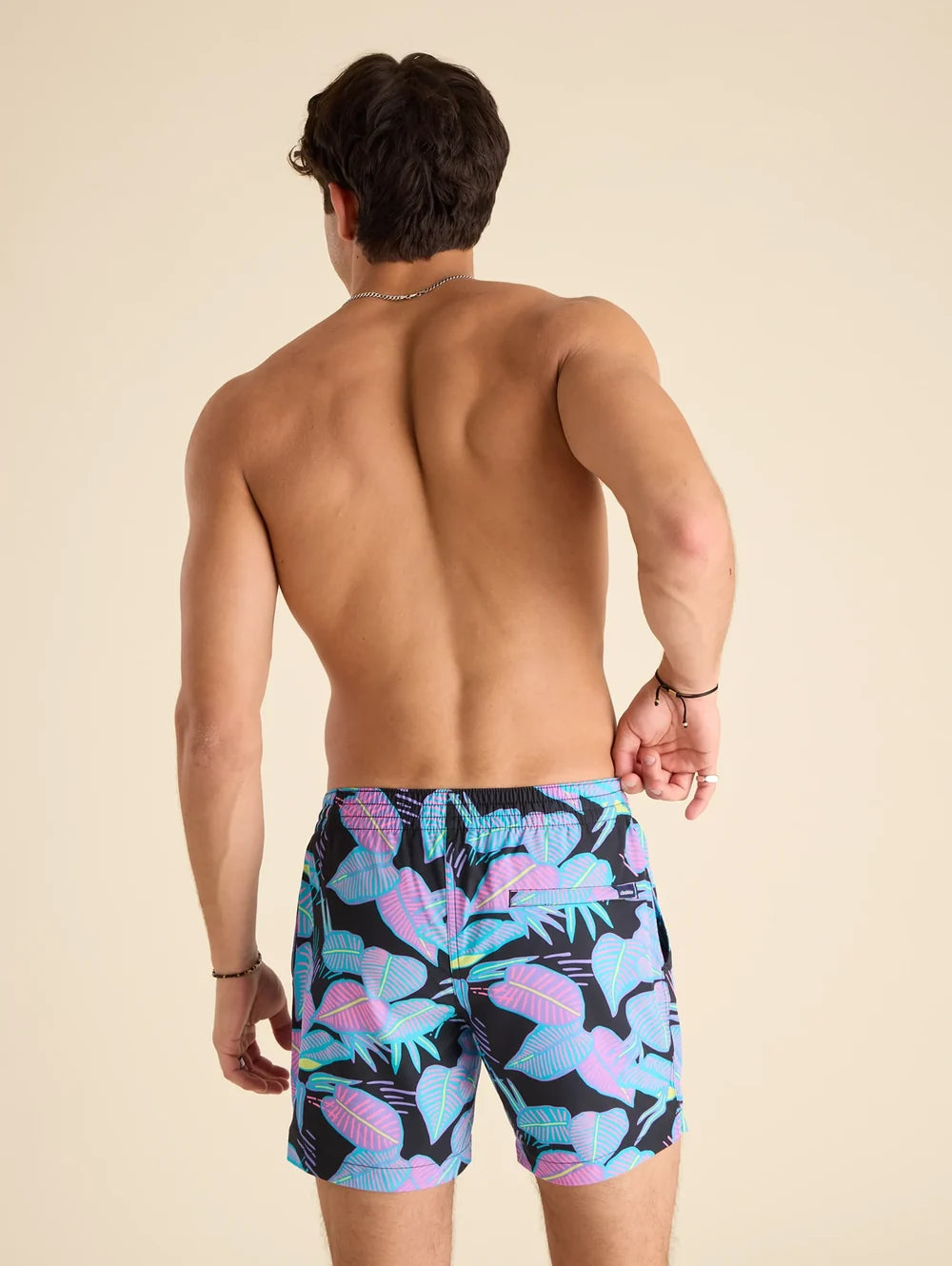 The Fluorescent Funk 5.5" (Classic Lined Swim Trunk) - Image 2 - Chubbies Shorts