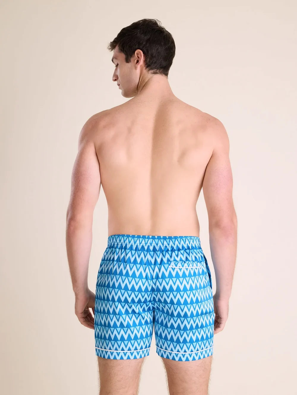 The Fly-Mingos- Blue (Satin Sleep Short) - Image 2 - Chubbies Shorts